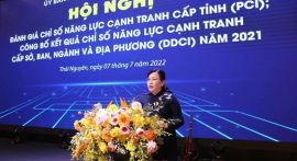 Thái Nguyên: Đánh giá Chỉ số PCI và công bố Chỉ số DDCI năm 2021